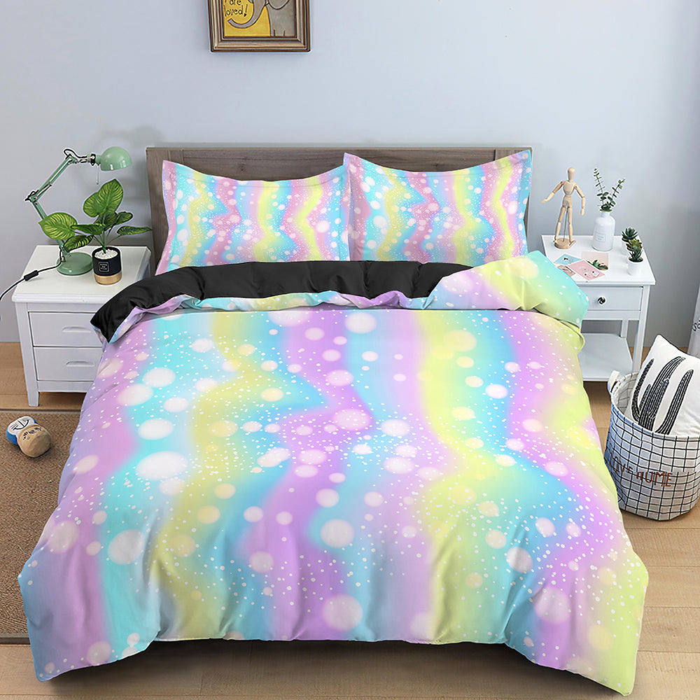 Cross-border Three-piece Bed Set Home Textile Four-piece Set Basketball Quilt Cover Thick Twill Wish Pi-Mart