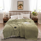 Autumn And Winter Milk Velvet Thickened Yarn-dyed Blankets Multifunctional Nap Pi-Mart