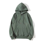Terry Cloth Morandi Pullover Solid Color Hoodie