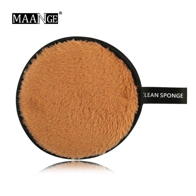 1/3PCS New Makeup Removal Sponge Flutter Wash Cotton Flapping Reusable Wet Sponge Face Puff Soft Natural Cleaner Premium Microfiber Cloth