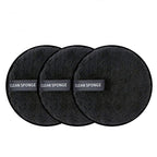 1/3PCS New Makeup Removal Sponge Flutter Wash Cotton Flapping Reusable Wet Sponge Face Puff Soft Natural Cleaner Premium Microfiber Cloth