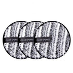 1/3PCS New Makeup Removal Sponge Flutter Wash Cotton Flapping Reusable Wet Sponge Face Puff Soft Natural Cleaner Premium Microfiber Cloth