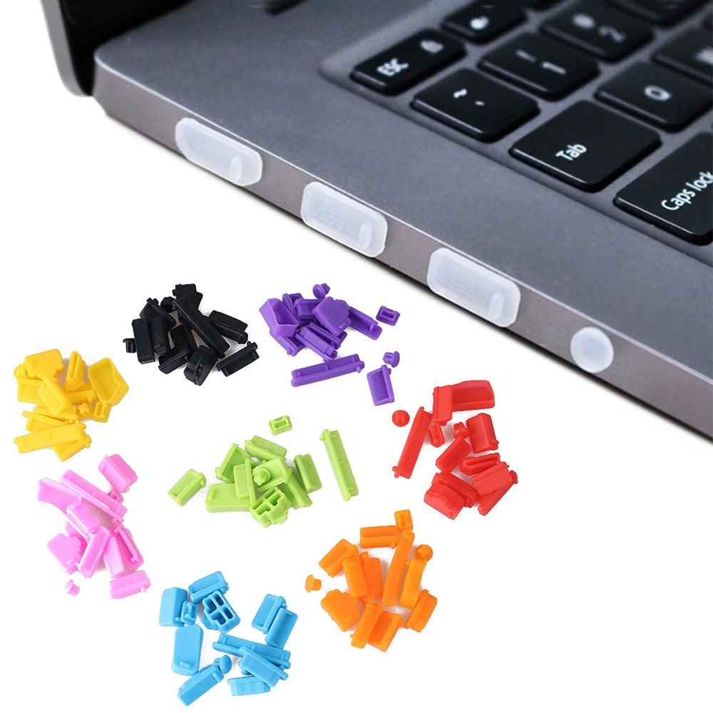 13Pcs Silicone Anti Dust Plug Stopper Universal Dustproof USB Port For Laptops Gaming Laptops Anti Dust Protective Plugs Gifts For Laptop Lovers Stevvex