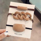 1/3Pcs/Set Women Scrunchie Hair Ties Ponytail Holder Headband Rubber Bands Fashion Elastic Hair Bands Hair Rope Gorgeous Hair Accessories For Women