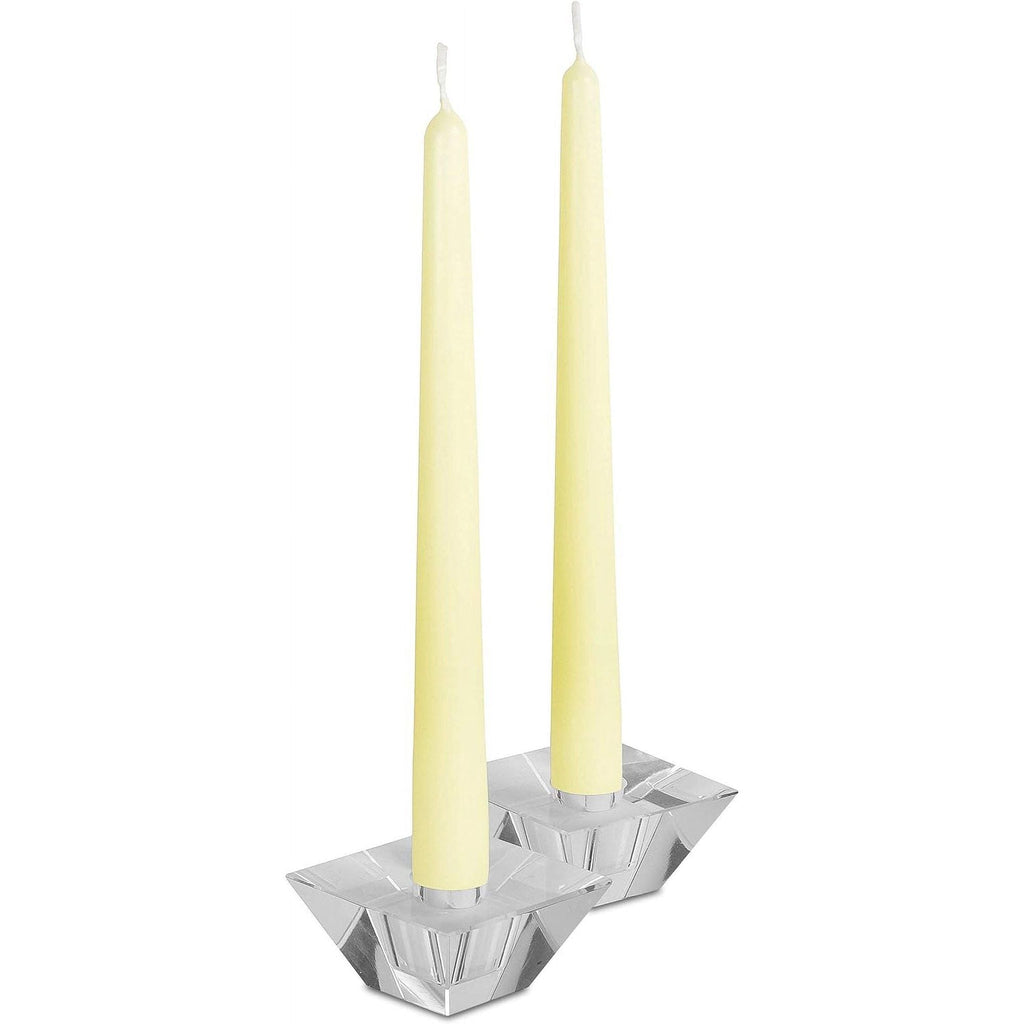 Hyoola 12" Ivory Dripless European Made Taper Candles, Unscented Paraffin Wax with Cotton Wicks, 12-Pack - SJB-DIAMOND ELITES