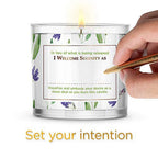 Large Sage + Lavender, Smudge Candle for House Energy Cleansing and Serenity, Banishes Negative Energy I Purification and Chakra Healing - Natural Soy Wax Glass Candle for Aromatherapy (14oz) - SJB-DIAMOND ELITES