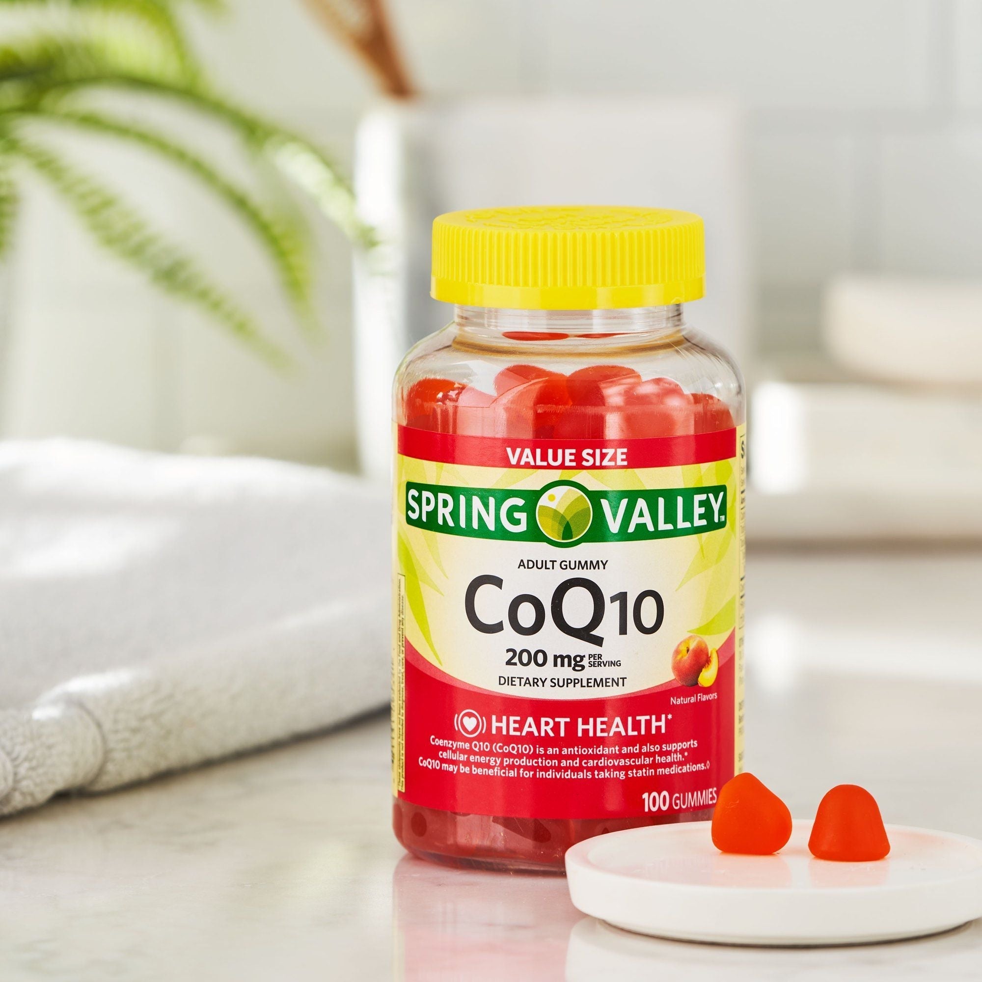Spring Valley CoQ10 Adult Gummies; 200 mg; 100 Count EasyOptionXY LLC