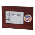 American Flag Medallion 4 by 6 Desktop Picture Frame The Military Gift Store