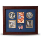 5 Picture Collage Frame American Flag Medallion The Military Gift Store
