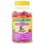 Spring Valley Extra Strength B12 Gummies; 3000 mcg; 200 Count EasyOptionXY LLC