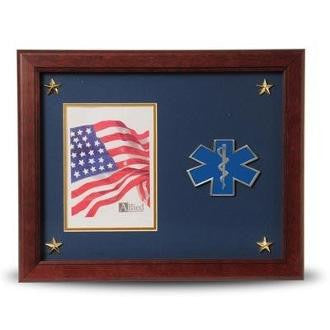 EMS Medallion Frame for 5x7 Picture Frame with Stars The Military Gift Store