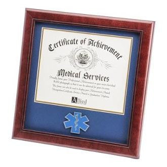 EMS Medallion Frame for 8x10 Certificate Frame The Military Gift Store