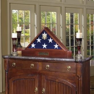 Burial Display case for flag The Military Gift Store