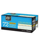 Ohr Candles, 3 Hour Shabbat, Emergency, and Prayer Unscented Taper Candles - White (72 Pack) - SJB-DIAMOND ELITES