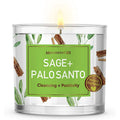Magnificent 101,14oz Natural Soy Aromatherapy Candle With Sage and Palo Santo, Woody & Earthy Scented - SJB-DIAMOND ELITES