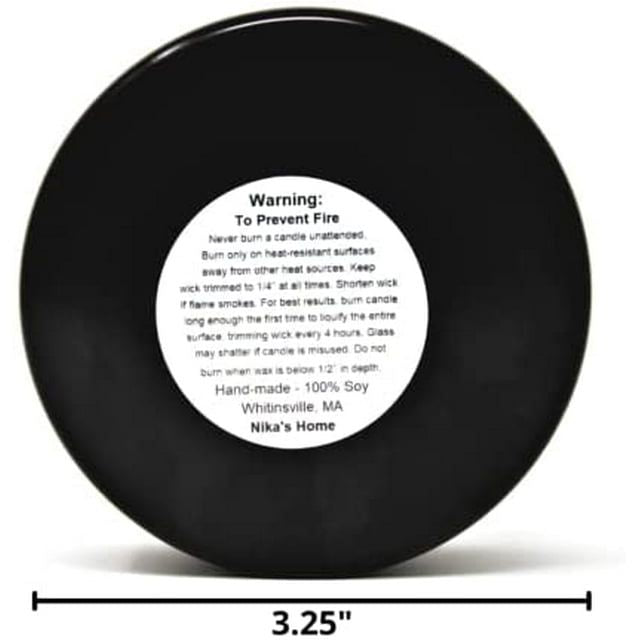 Nika's Home Fresh Cut Flowers 7oz Black Tin Soy Candle - Strong Scented and Long Lasting - SJB-DIAMOND ELITES