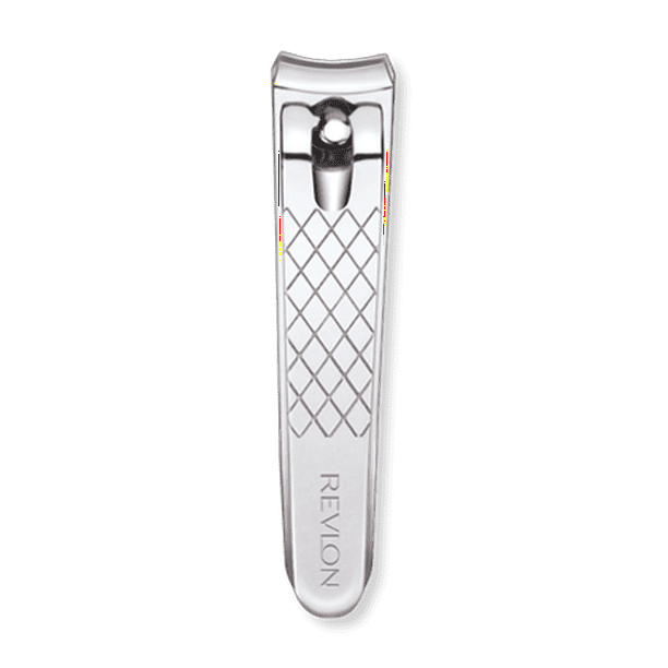 Revlon Nail Clipper, Compact Mini Nail Cutter With Curved Blades for Trimming and Grooming, 1 Count