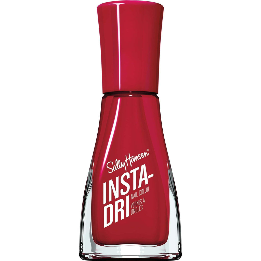 Sally Hansen Insta-Dri Nail Color, Let's Jam, 3-in-1 Formula, Color Nail Polish, 0.31 Oz, Quick Dry Nail Polish, Nail Polish, Top Coat Nails, Full Coverage Formula, One Stroke, One Coat