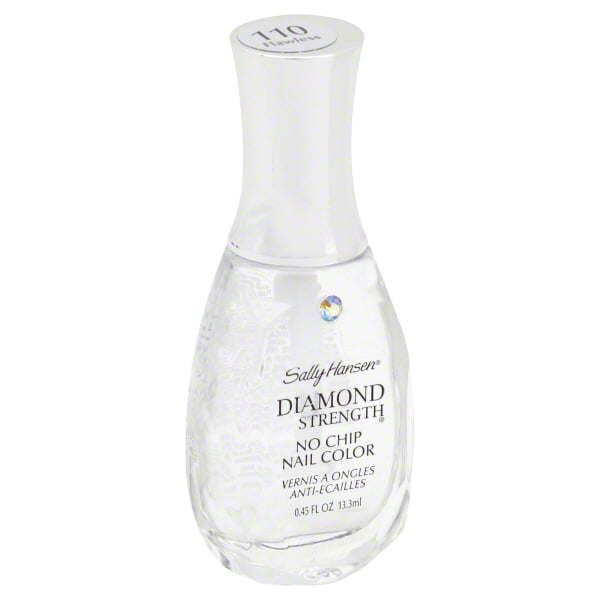 Sally Hansen Diamond Strength No Chip Nail Polish, Transparent, Glossy, .47 fl oz