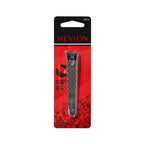 Revlon Toenail Clipper with Foldaway Nail File Stainless Steel Non Corrosive Straight Blade Nail Cutter for Easy Trimming and Grooming 1 Count