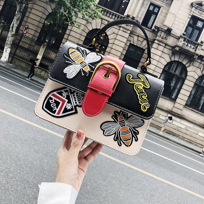 Embroidered handbag Pi-Mart