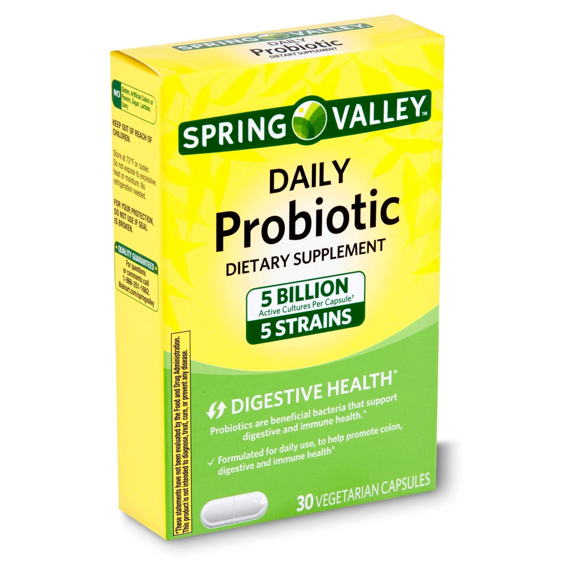 Spring Valley Daily Probiotic Dietary Supplement; 30 Count EasyOptionXY LLC