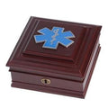 EMS Medallion Desktop Box 8-Inch by 8-Inch First Responder Desktop Box The Military Gift Store