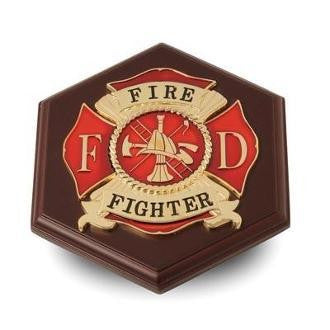 Firefighter Medallion Paperweight The Military Gift Store