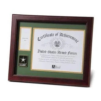 Go Army Medallion Certificate and Medal Frame. The Military Gift Store