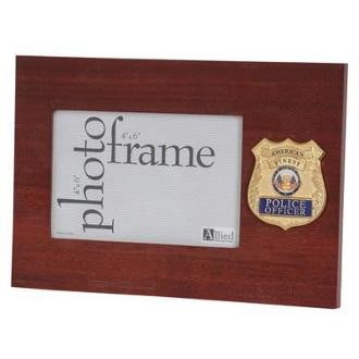 Police Department Medallion Desktop Picture Frame The Military Gift Store