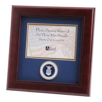 U.S. Air Force Medallion Landscape Picture Fram Small U.S. Air Force Medallion The Military Gift Store