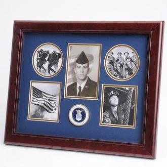 U.S. Air Force Medallion 5 Picture Collage Frame The Military Gift Store