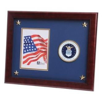 U.S. Air Force Medallion Picture Frame with Star Large U.S. Air Force Medallion The Military Gift Store