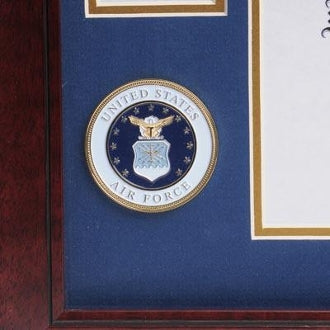 U.S. Air Force Medallion Certificate and Medal Frame. The Military Gift Store