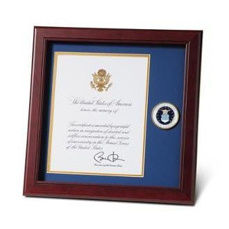 Air Force Medallion Presidential Memorial Certificate, U.S. Air Force Frame The Military Gift Store