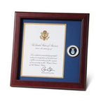 Air Force Medallion Presidential Memorial Certificate 8-Inch by 10-Inch Frame The Military Gift Store