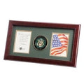 U.S. Army Medallion Double Picture Frame The Military Gift Store