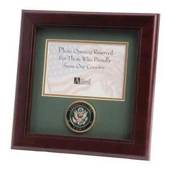 U.S. Army Medallion 4-Inch by 6-Inch Landscape Picture Frame The Military Gift Store
