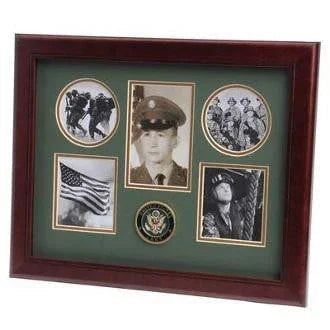 U.S. Army Medallion 5 Picture Collage Frame The Military Gift Store