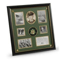 U.S. Army Medallion 7 Picture Collage Frame with Stars The Military Gift Store