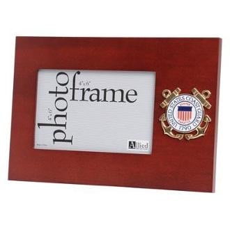 U.S. Coast Guard Medallion Desktop Picture Frame  6.5-Inches by 9.5-Inches The Military Gift Store