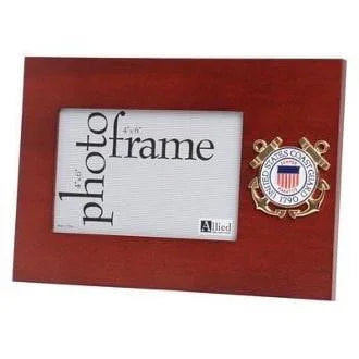 U.S. Coast Guard Medallion Desktop Picture Frame The Military Gift Store