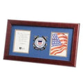 U.S. Coast Guard Medallion Double Picture Frame The Military Gift Store