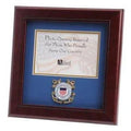 U.S. Coast Guard Medallion Landscape Picture Frame The Military Gift Store