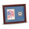 U.S. Coast Guard Medallion Picture Frame with Stars The Military Gift Store