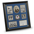 U.S. Coast Guard Medallion 7 Picture Collage Frame with Stars The Military Gift Store