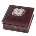 U.S. Coast Guard Medallion Desktop Box The Military Gift Store