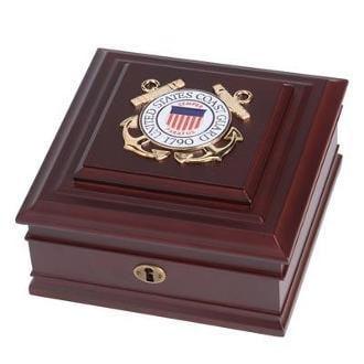 U.S. Coast Guard Medallion Desktop Box The Military Gift Store
