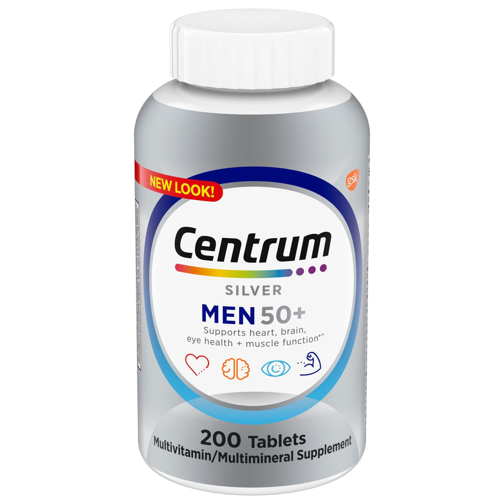 Centrum Silver Multivitamin for Men; Multivitamin/Multimineral Supplement; 200 Count EasyOptionXY LLC