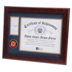 U.S. Marine Corps Medallion Certificate and Medal Frame. The Military Gift Store